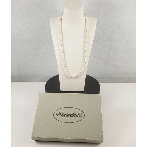 Winterthur Child's Freshwater Pearl Necklace 14k Gold Clasp Women's Pearl Choker